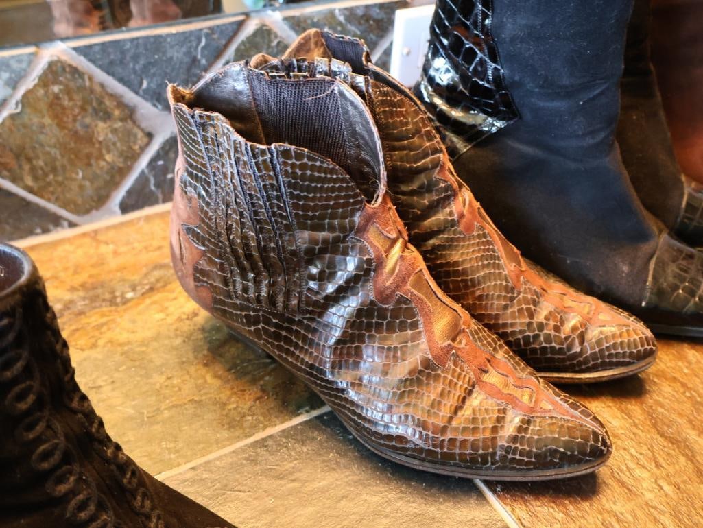 Four Pairs of Leather Ladies Boots - 6