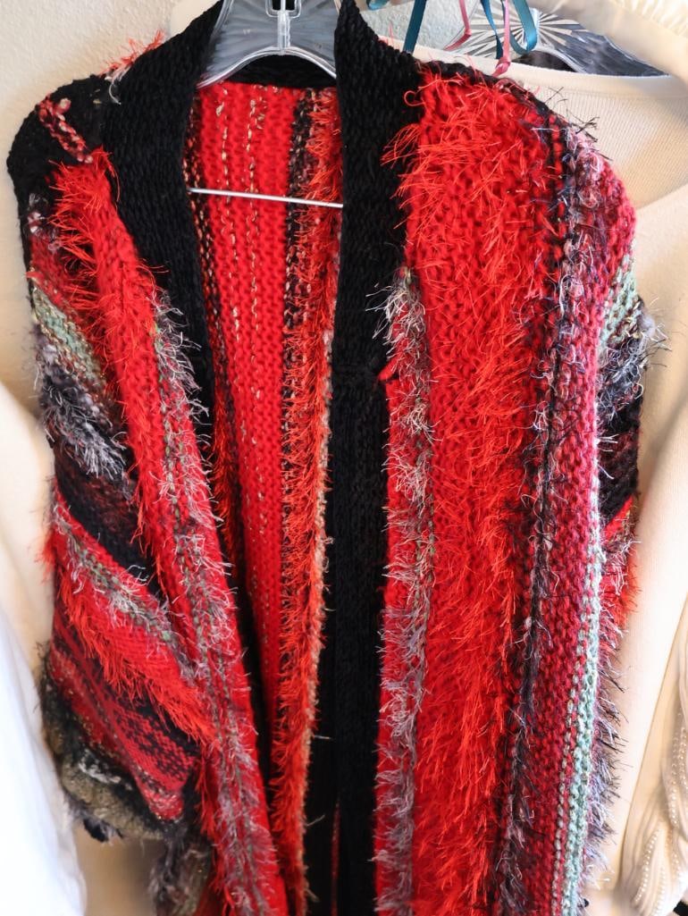 Vintage Sweater and Faux Fur Vest - 11