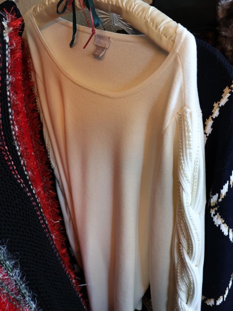 Vintage Sweater and Faux Fur Vest - 15