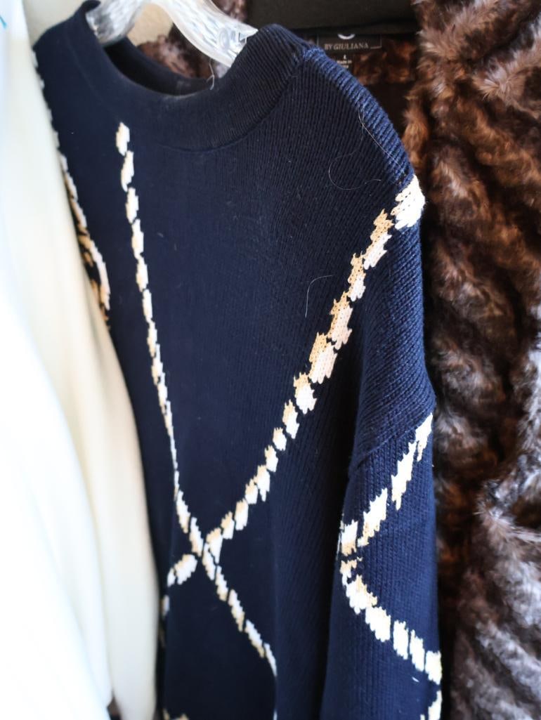 Vintage Sweater and Faux Fur Vest - 17