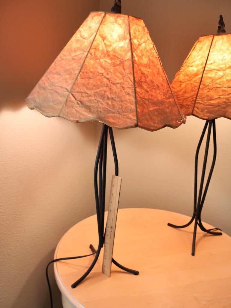 Handmade Wadenstierna Side Table and Pair of Lamps - 13