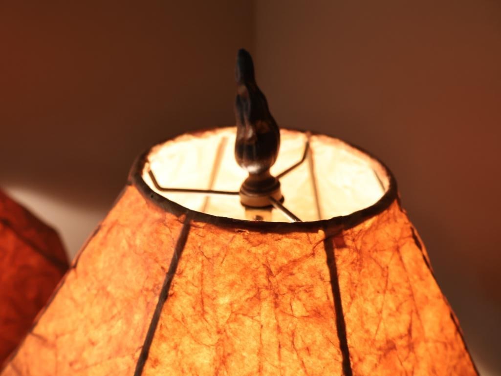 Handmade Wadenstierna Side Table and Pair of Lamps - 9