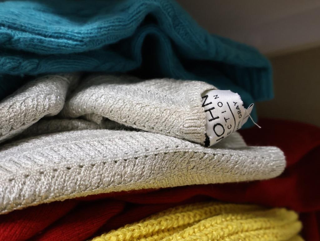 Large Lot of Various Sweaters - 12