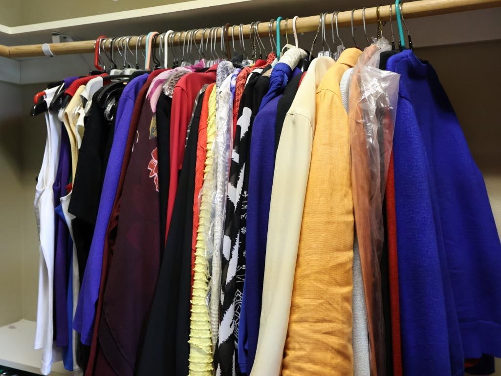 Ladies Tops, Sweaters, and Jackets: Dana Buchman, Ralph Lauren, Lauren Active, Chico's, Michelle Stuart wool jacket, and more. Many about size Large or Extra Large