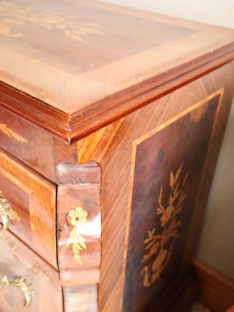 Pair of Vintage Marconi Arte Italian Marquetry Floral Inlay Side Tables - 14