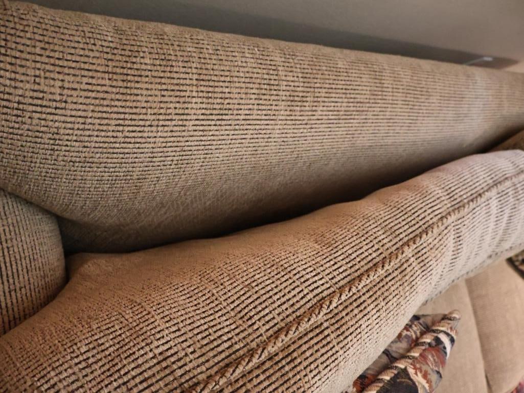 La-Z-Boy Cozy Beige Cloth Sofa - 9