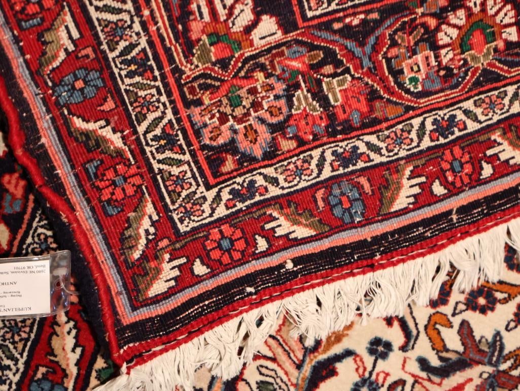 Vintage Persian Bidjar Large Area Rug - 15