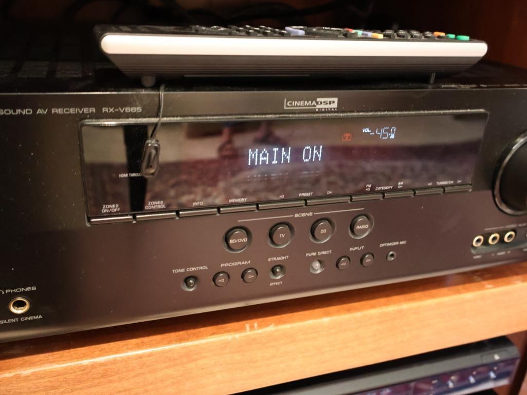 Yamaha Receiver and CD Player, with Sony Blu-Ray Player - 10