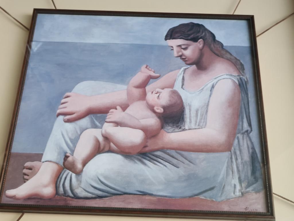 Uniquely Framed Pablo Picasso Print of 'Mother and Child' - 2