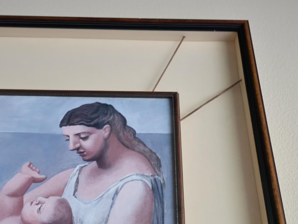 Uniquely Framed Pablo Picasso Print of 'Mother and Child' - 5