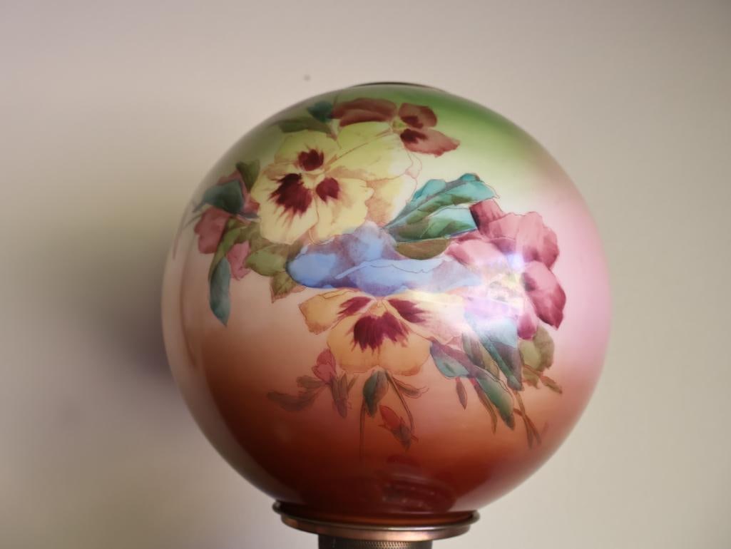 Antique Gone with the Wind Parlor Lamp - 2