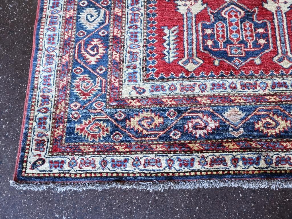 Vintage Persian Style Hand Knotted Rug - 4