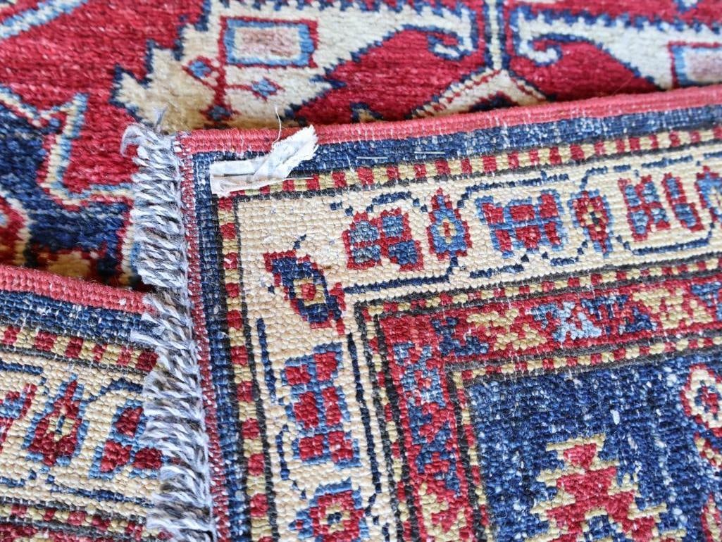 Vintage Persian Style Hand Knotted Rug - 7