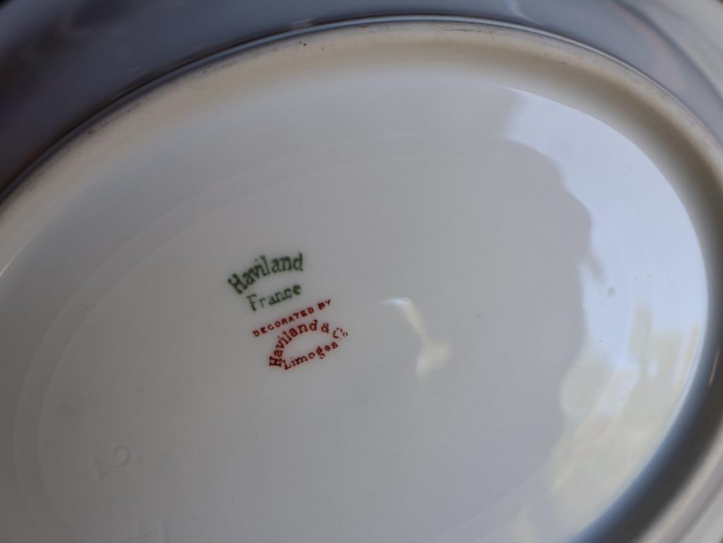 Large Set of Haviland Limoges French Gilded Edge China Set - 4