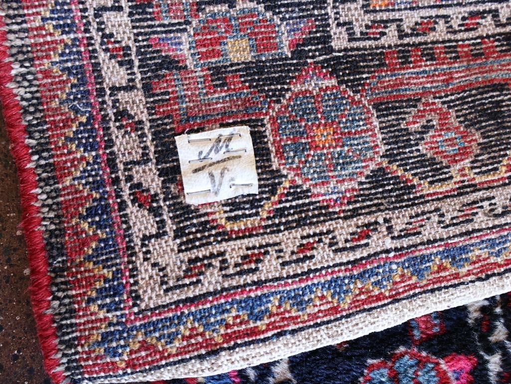 Vintage Hand-Knotted Persian Karadjar Rug - 10