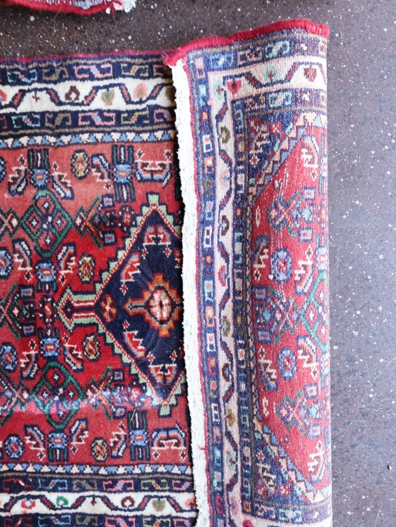 Two Small Persian Style Doormat Sized Rugs - 8