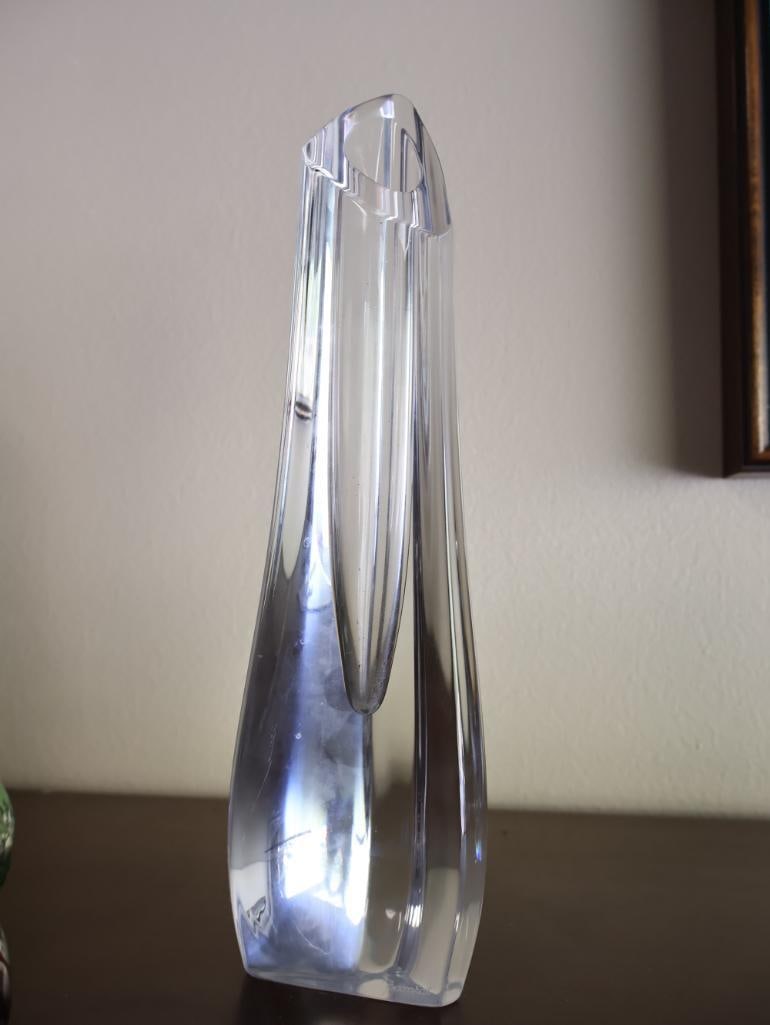 Baccarat Vase and Colored Glass - 7