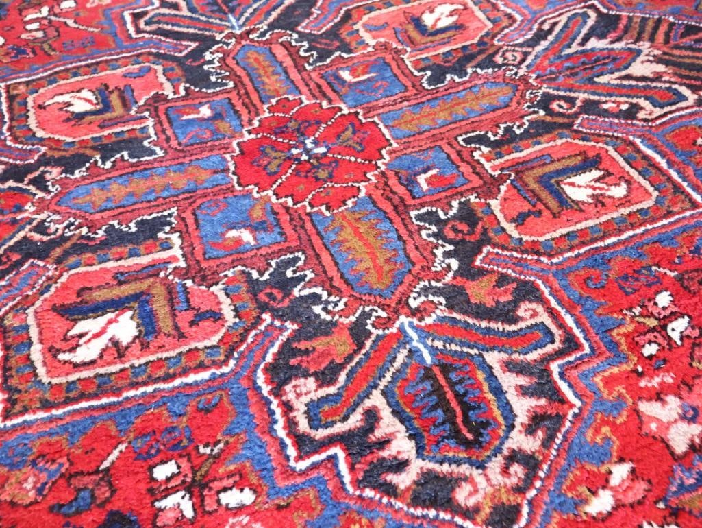 Large Thick Heriz 'Gorovan' Hand Knotted Persian Rug - 11
