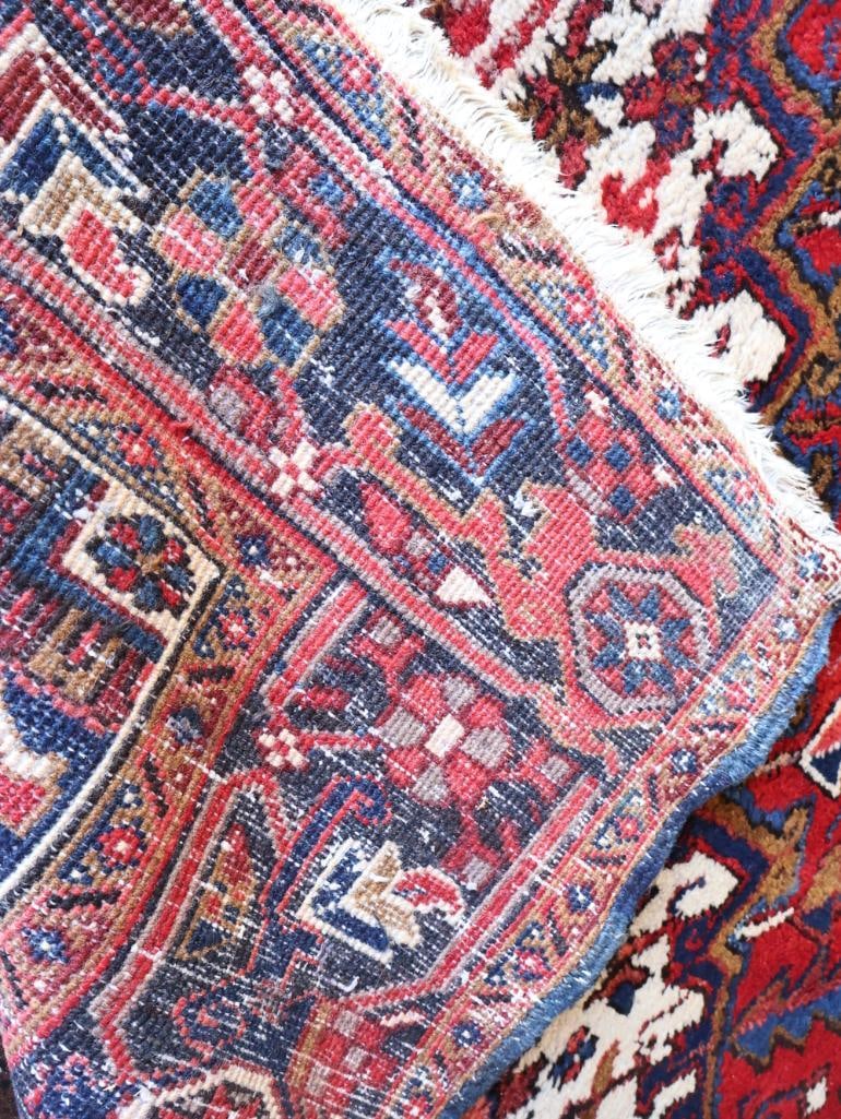 Large Thick Heriz 'Gorovan' Hand Knotted Persian Rug - 13