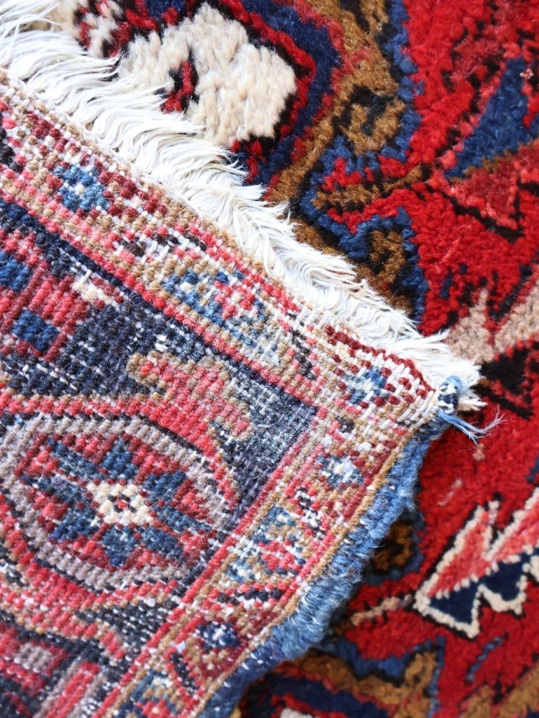 Large Thick Heriz 'Gorovan' Hand Knotted Persian Rug - 14