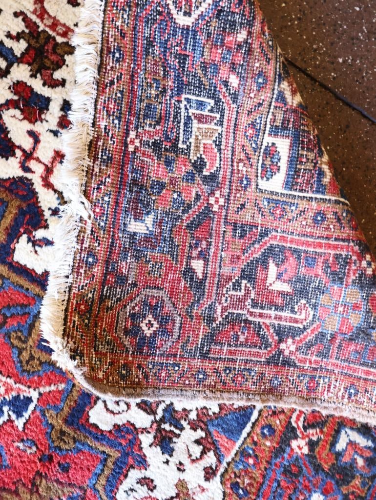 Large Thick Heriz 'Gorovan' Hand Knotted Persian Rug - 15