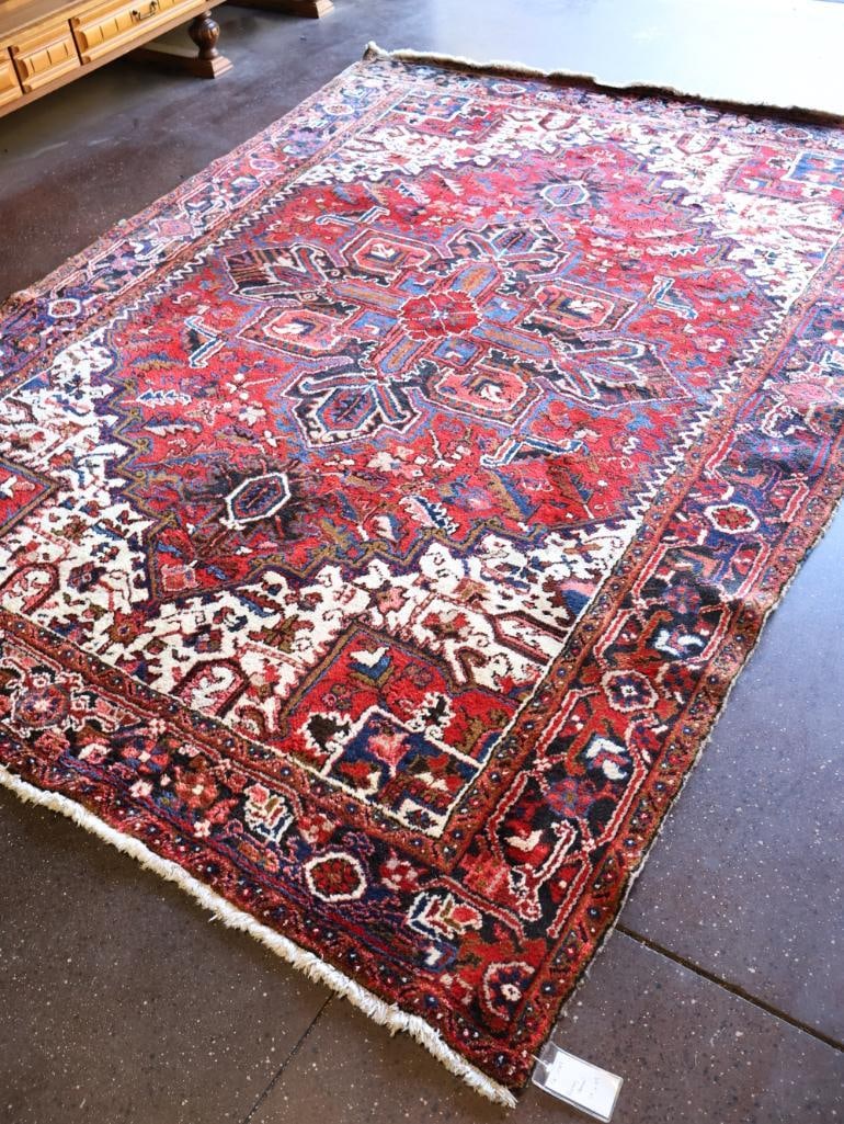 Large Thick Heriz 'Gorovan' Hand Knotted Persian Rug - 3