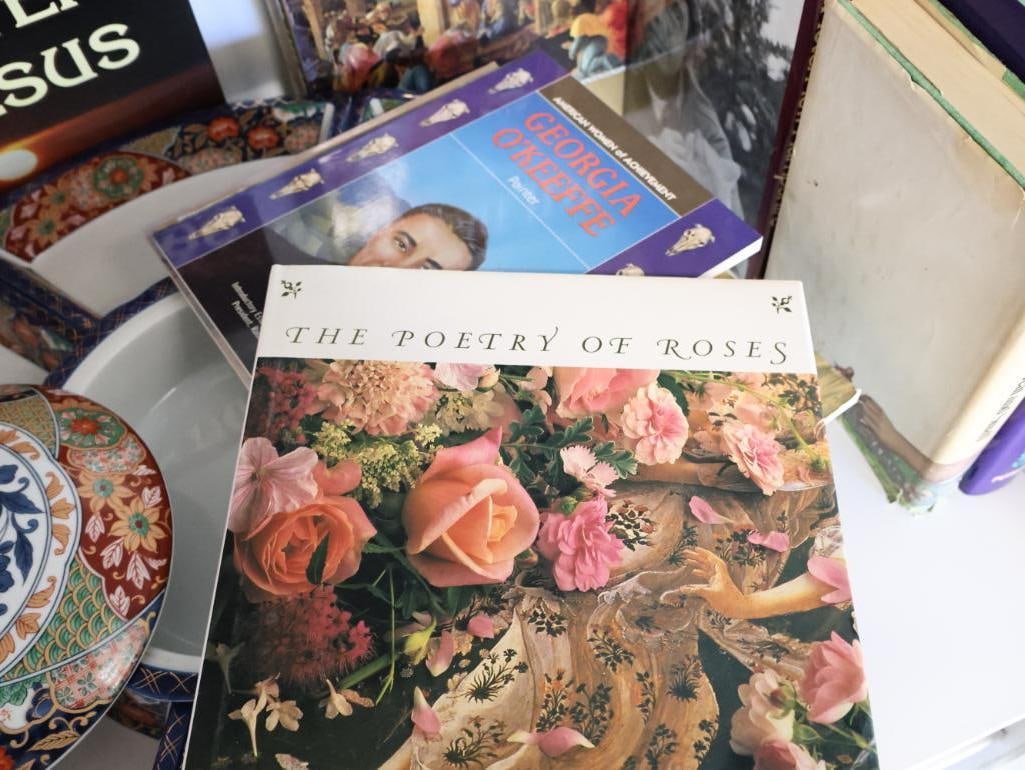 Vintage Japanese Spinning Server and Books - 9