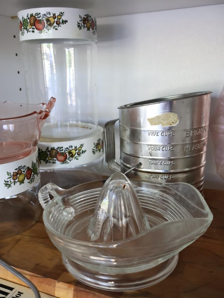 Large Lot of Vintage and Newer Dishes and Kitchen Items - 9