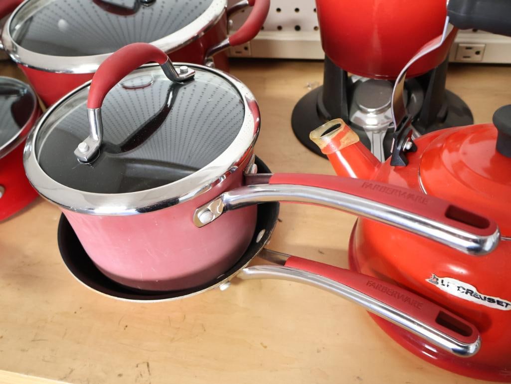 Large Lot of Pots and Pans, Including Le Creuset - 14