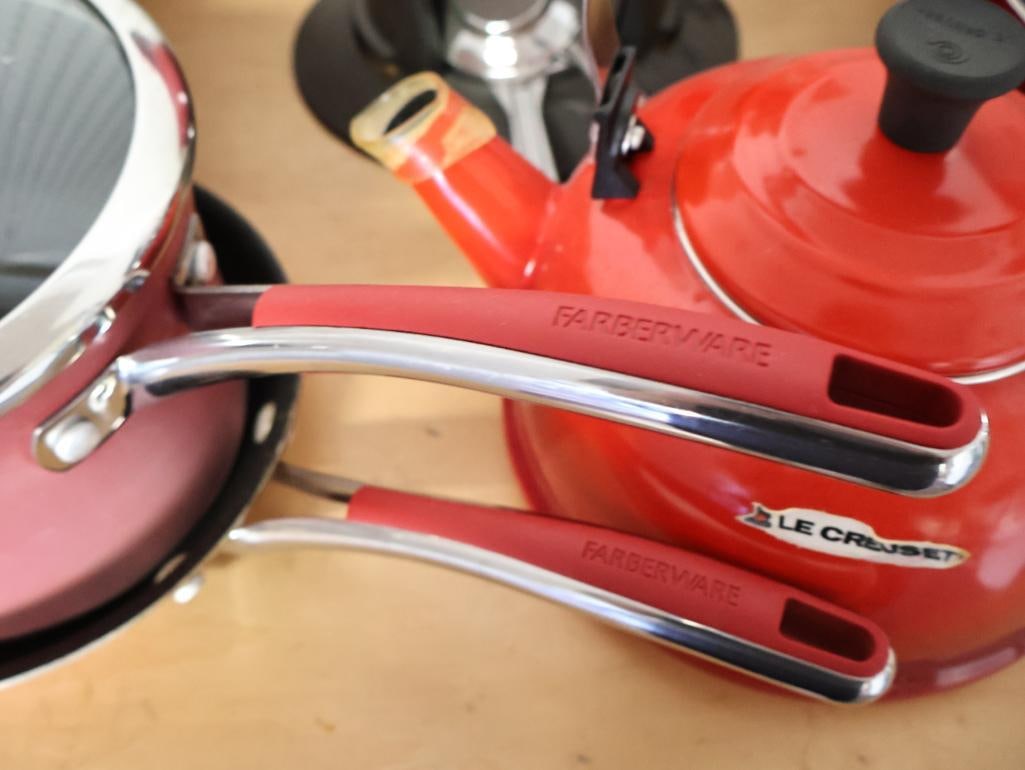 Large Lot of Pots and Pans, Including Le Creuset - 15