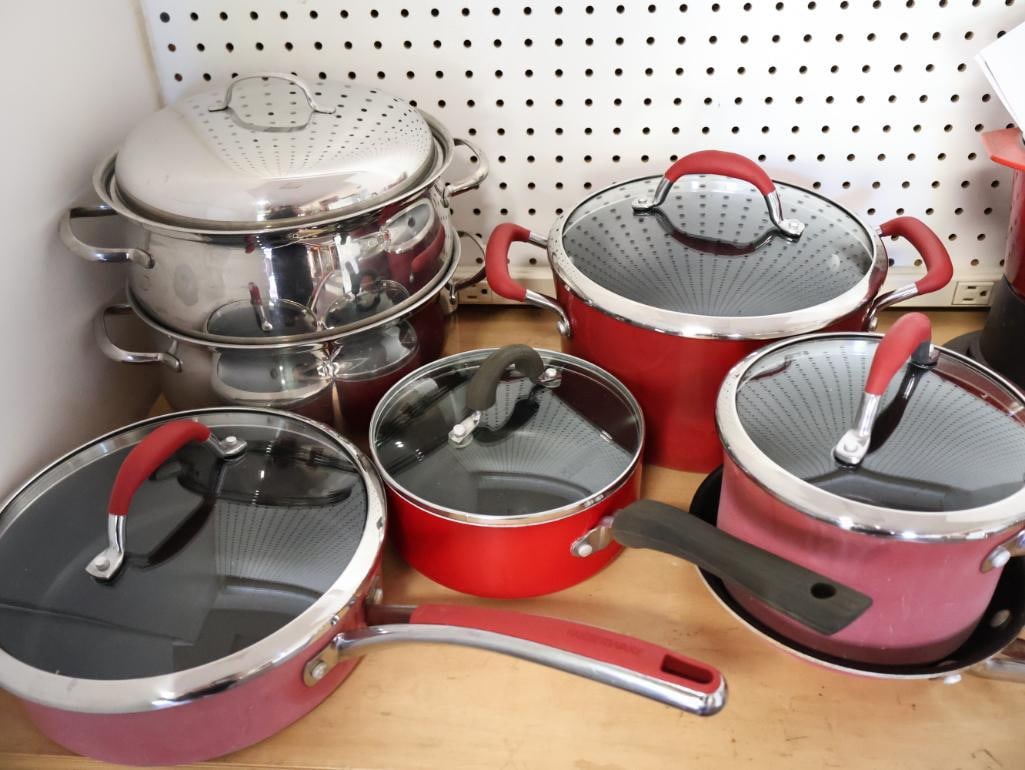 Large Lot of Pots and Pans, Including Le Creuset - 2