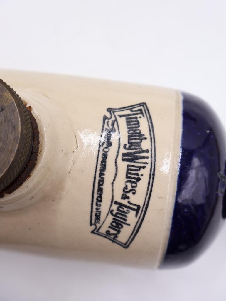 Vintage Stoneware Advertising Foot Warmer Bottles - 3