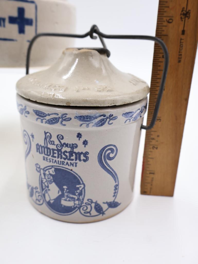 Vintage Advertising Stoneware Crocks and Butter Jars Western Pottery Co. - 10