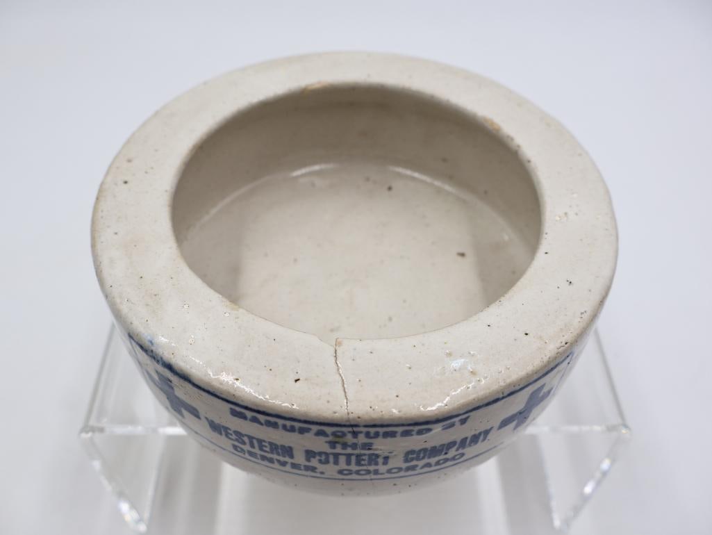 Vintage Advertising Stoneware Crocks and Butter Jars Western Pottery Co. - 18
