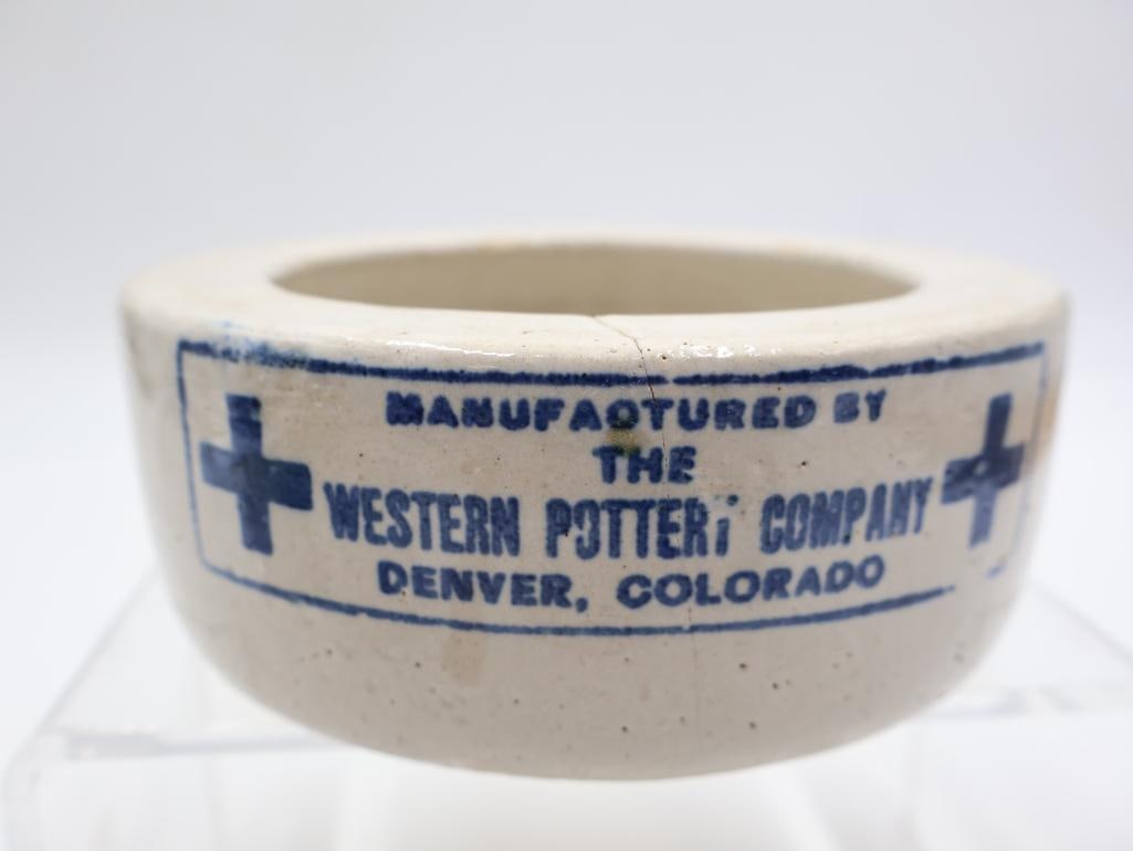 Vintage Advertising Stoneware Crocks and Butter Jars Western Pottery Co. - 19