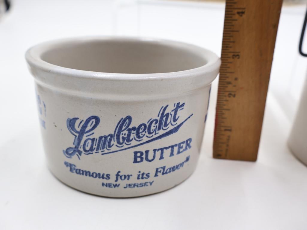 Vintage Advertising Stoneware Crocks and Butter Jars Western Pottery Co. - 7