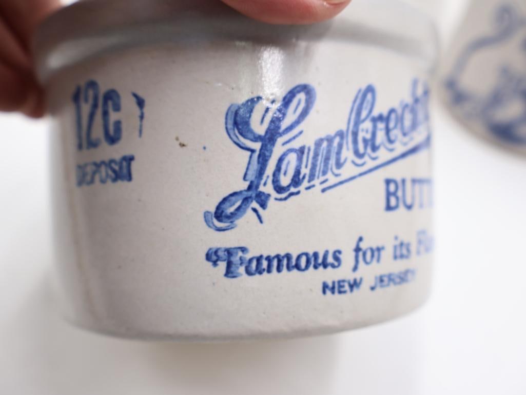 Vintage Advertising Stoneware Crocks and Butter Jars Western Pottery Co. - 8
