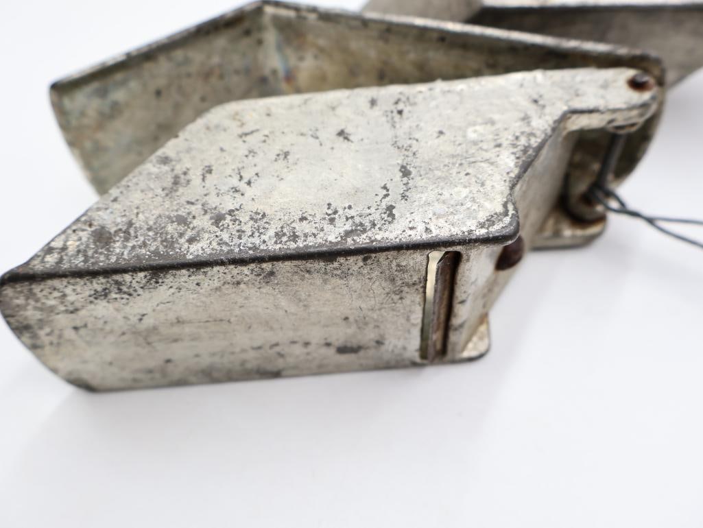 Antique Advertising Metal Ice Shaves Wrightsville, Philadelphia & New York - 5
