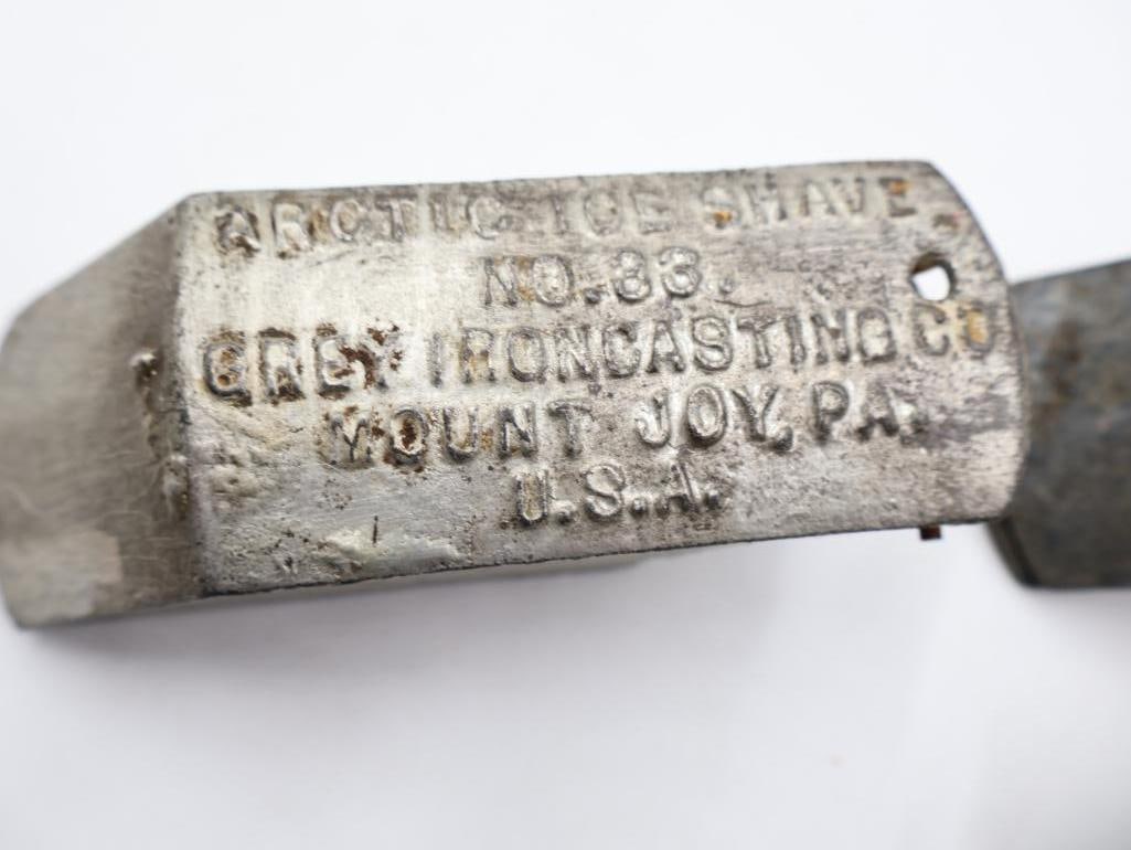 Antique Advertising Metal Ice Shaves Wrightsville, Philadelphia & New York - 6