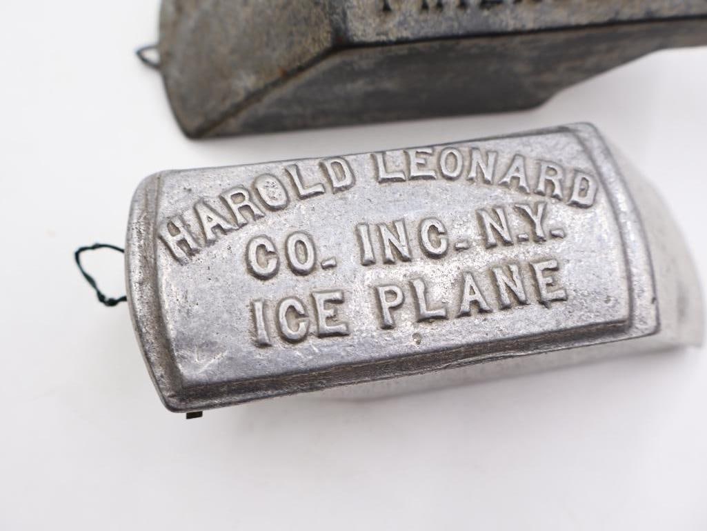 Antique Advertising Metal Ice Shaves Wrightsville, Philadelphia & New York - 9