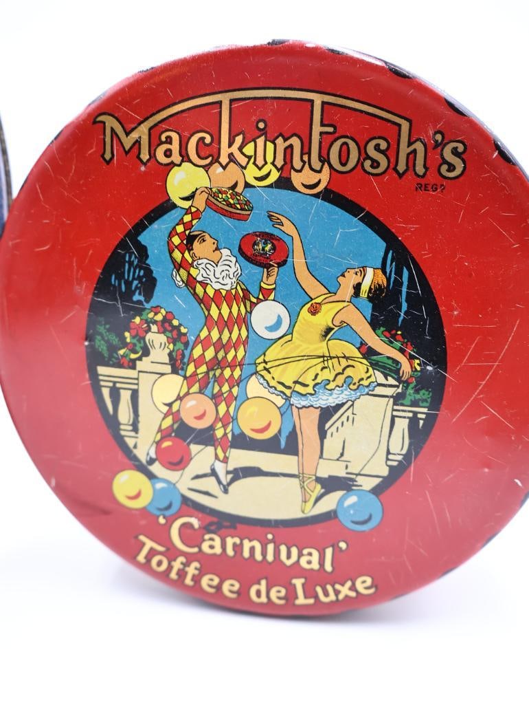 Collection of Vintage Lithographed Candy and Confectionery Tins Mackintoshs - 10
