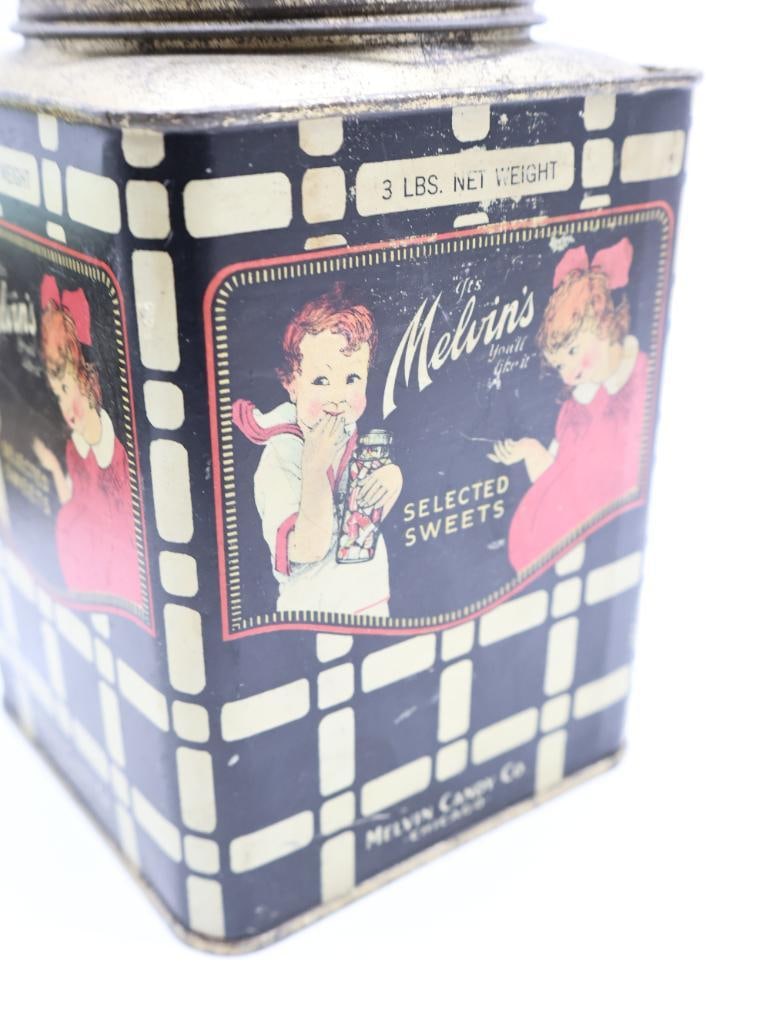 Collection of Vintage Advertising and Figural Tin Boxes Liptons Tea - 11