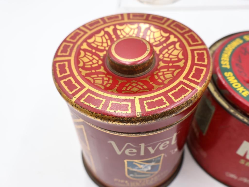 Vintage Tobacco Tins, Hoosier Cabinet Jars and Kitchen Collectibles - 11