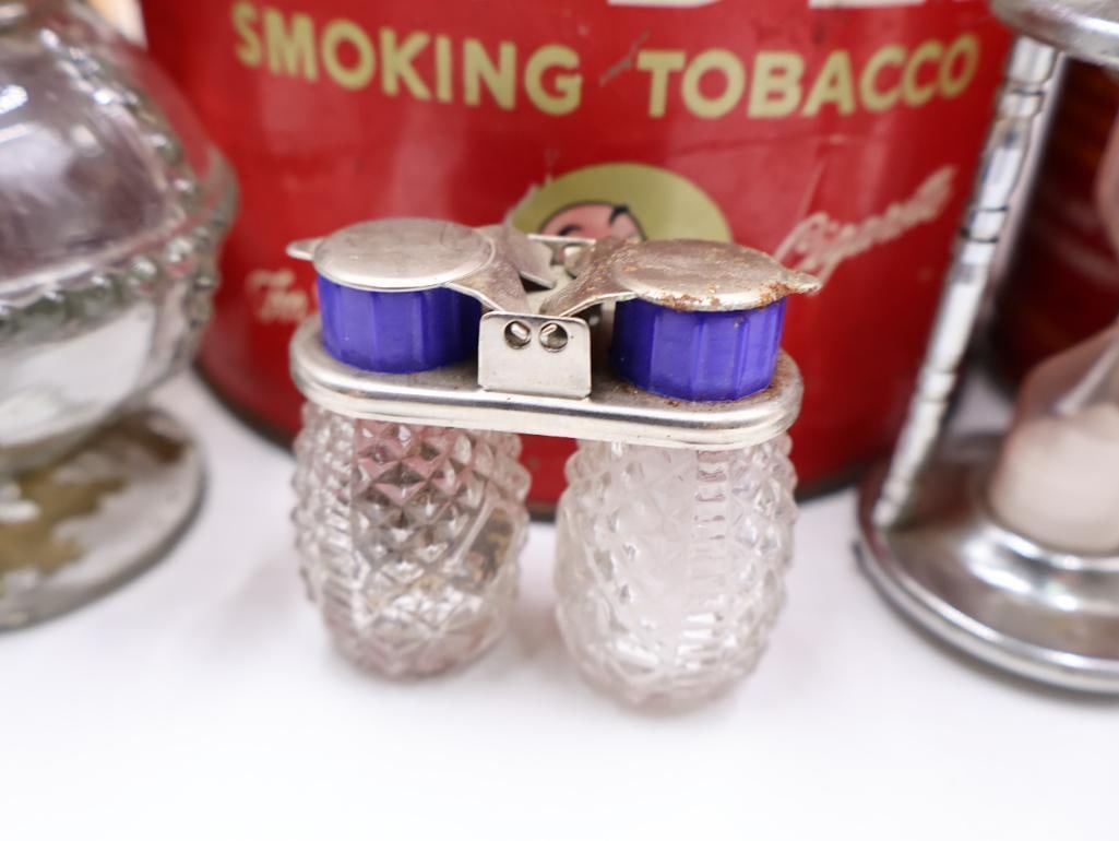 Vintage Tobacco Tins, Hoosier Cabinet Jars and Kitchen Collectibles - 5