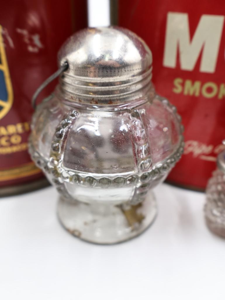 Vintage Tobacco Tins, Hoosier Cabinet Jars and Kitchen Collectibles - 7