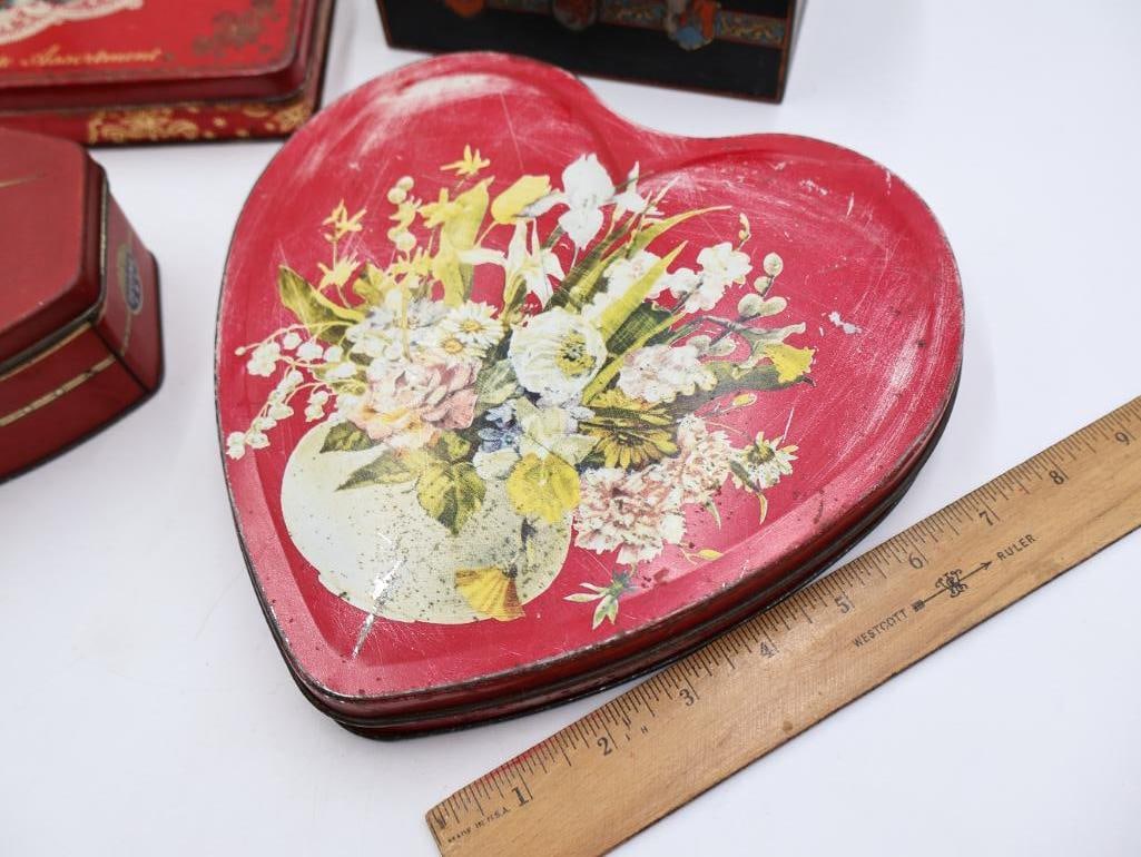 Collection of Vintage Advertising Chocolate and Candy Tins - 5
