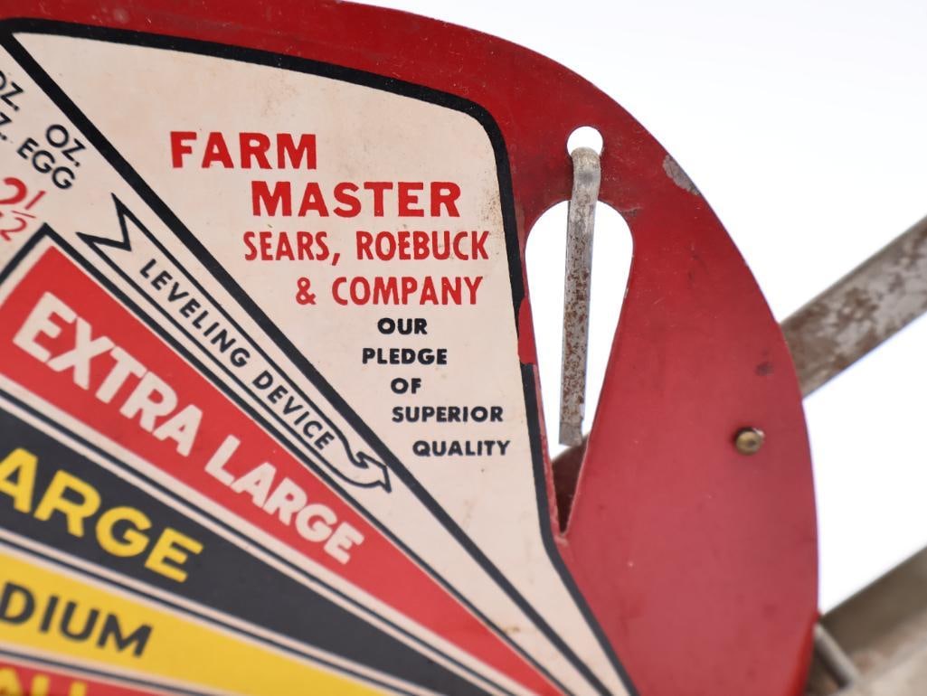 Vintage Farm Master Sears Roebuck Cyclone Egg Grading Scale Poultry Farm Tool - 3