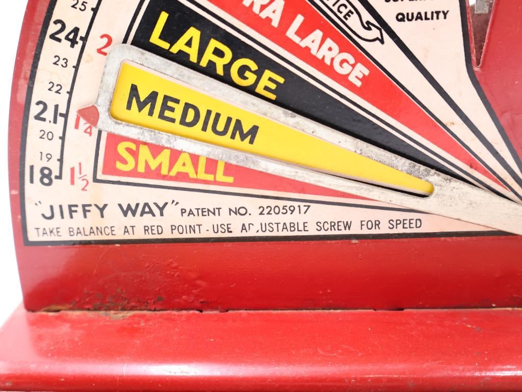 Vintage Farm Master Sears Roebuck Cyclone Egg Grading Scale Poultry Farm Tool - 5