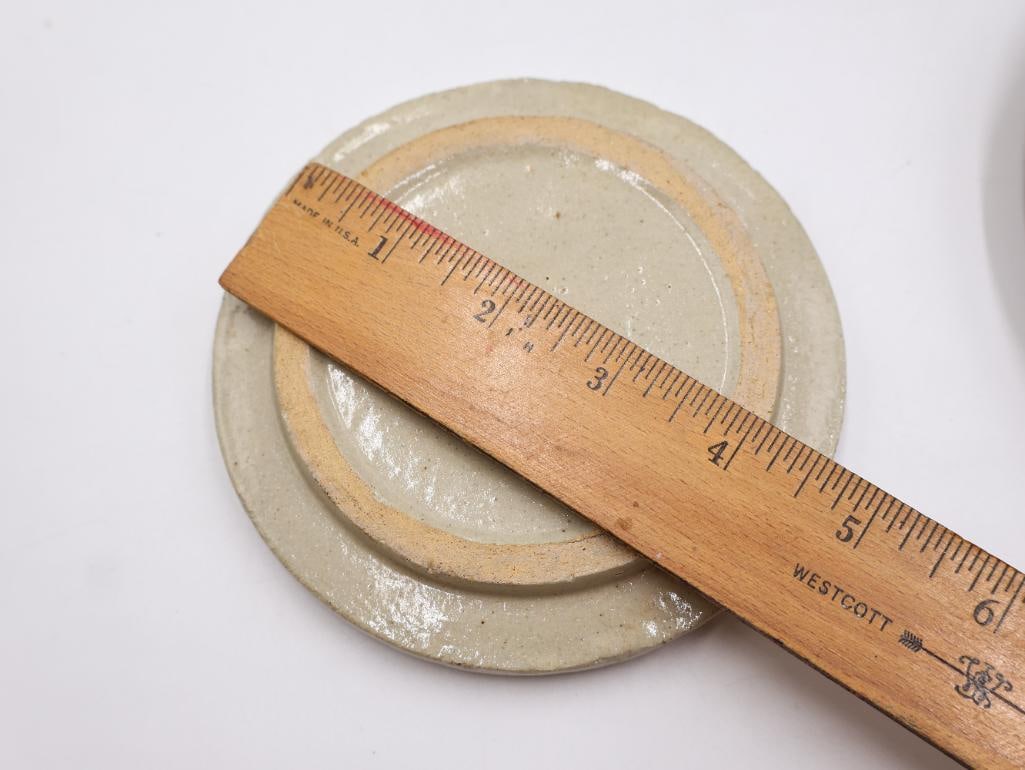Vintage Advertising Stoneware Crocks Pacific, Wesson Oil and Iowas Pride - 5