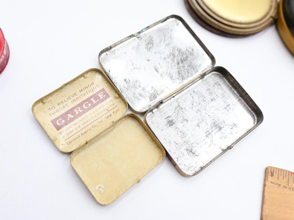 Vintage Apothecary, Medical and Vanity Advertising Tin Collection - 14